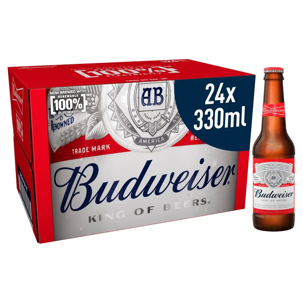 バドワイザー ラガー ビール 24x300ml ボトルの卸売業者を購入する