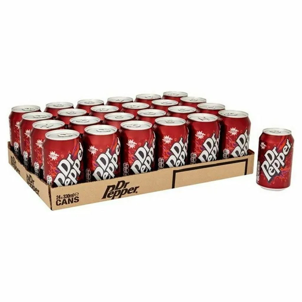 Buy Dr Pepper Can 24 x 330ml