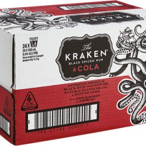 شراء زجاجة Kraken Rum & Cola 330mL بالجملة الموردين