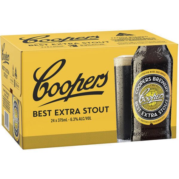 批发供应商购买 Coopers Extra Stout Bottle 375ml