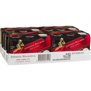 اشتري Johnnie Walker Red & Cola Can 375mL بالجملة الموردون